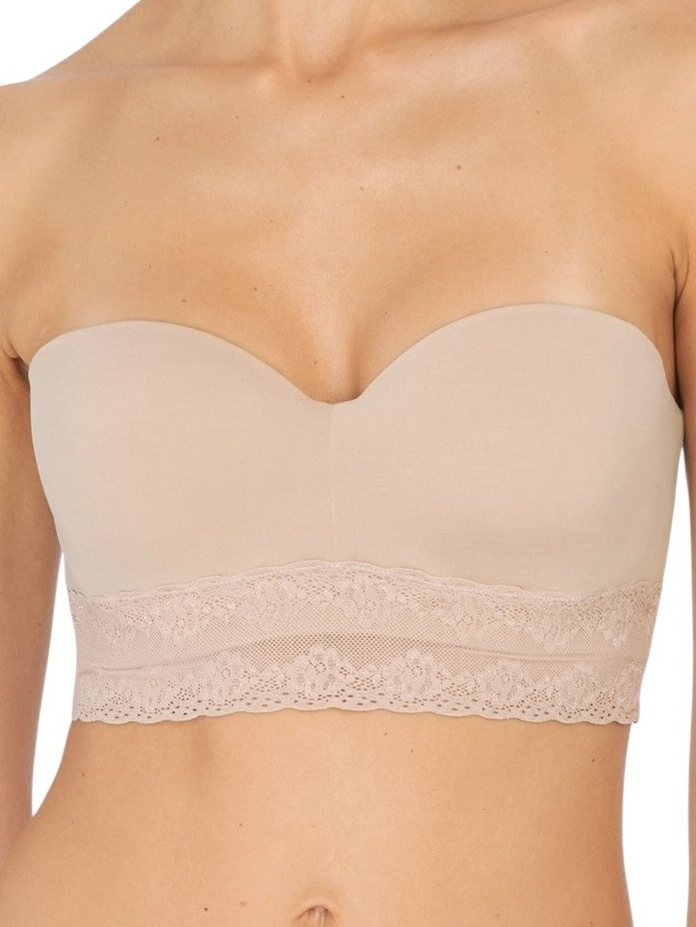 NATORI Bliss Perfection Strapless Contour Underwire Bra! Retail $72